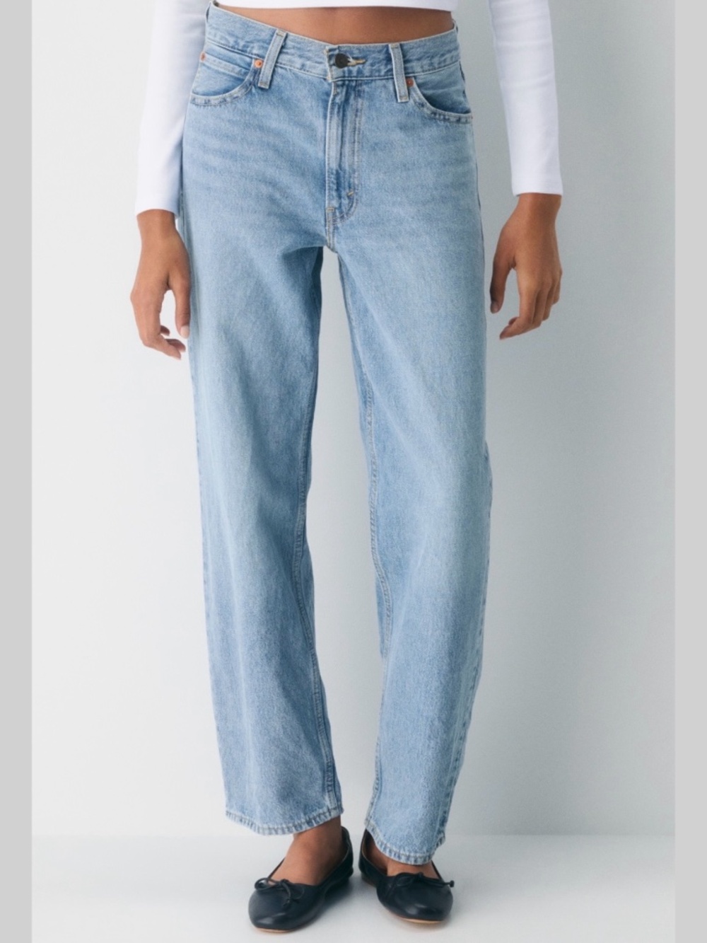 LEVI’S 100% Cotton Dad Jean 5 Pocket Slouchy Loose Fit US Sz 32 - Picture 1 of 15